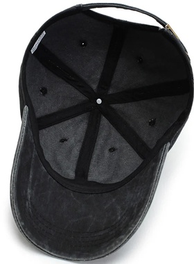 Bare Board Washed Baseball Cap Outdoor Naked Travel Sunshad