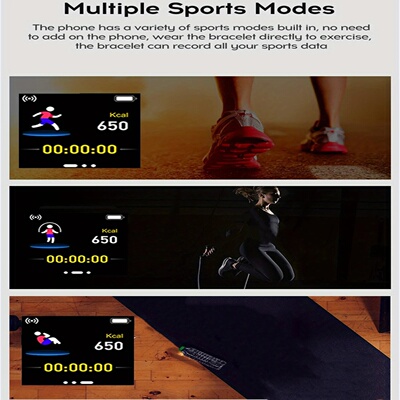 Smart Watch For Men Women Wristwatch Bluetooth Connect Phon