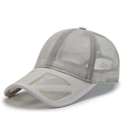 Summer Men Hat Openwork Brim Breathable Mesh Cap Outdoor Sp