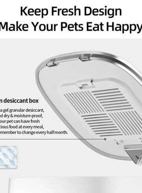 ROJECO Automatic Cat Feeder Pet Smart Cat Food Kibble Dispe