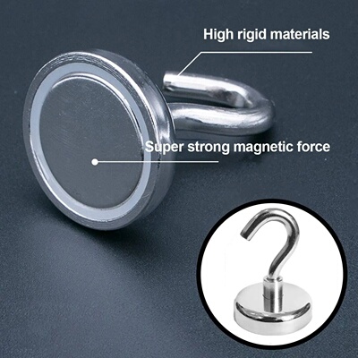 10Pcs Strong Magnetic Hooks Punchfree Practical Load Bearin