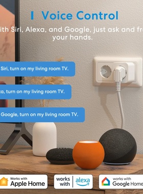 Meross Smart WiFi Plug with Energy Monitor 16A Wall Socket