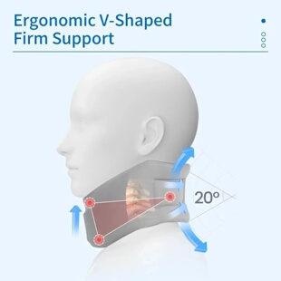 Neck Brace, Foam-filled Cervical Support Traction Device Ne