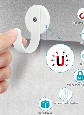 1/2/4pcs Strong Magnetic Hooks Heavy Duty fridge Front Door