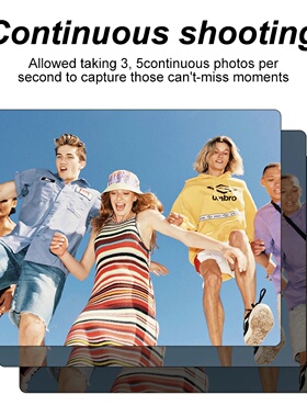 Compact Digital Photography Camera 4K 18X Digital Zoom Vint