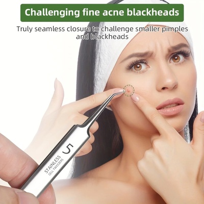 German Ultra-fine No. 5 Cell Pimples Blackhead Clip Tweezer
