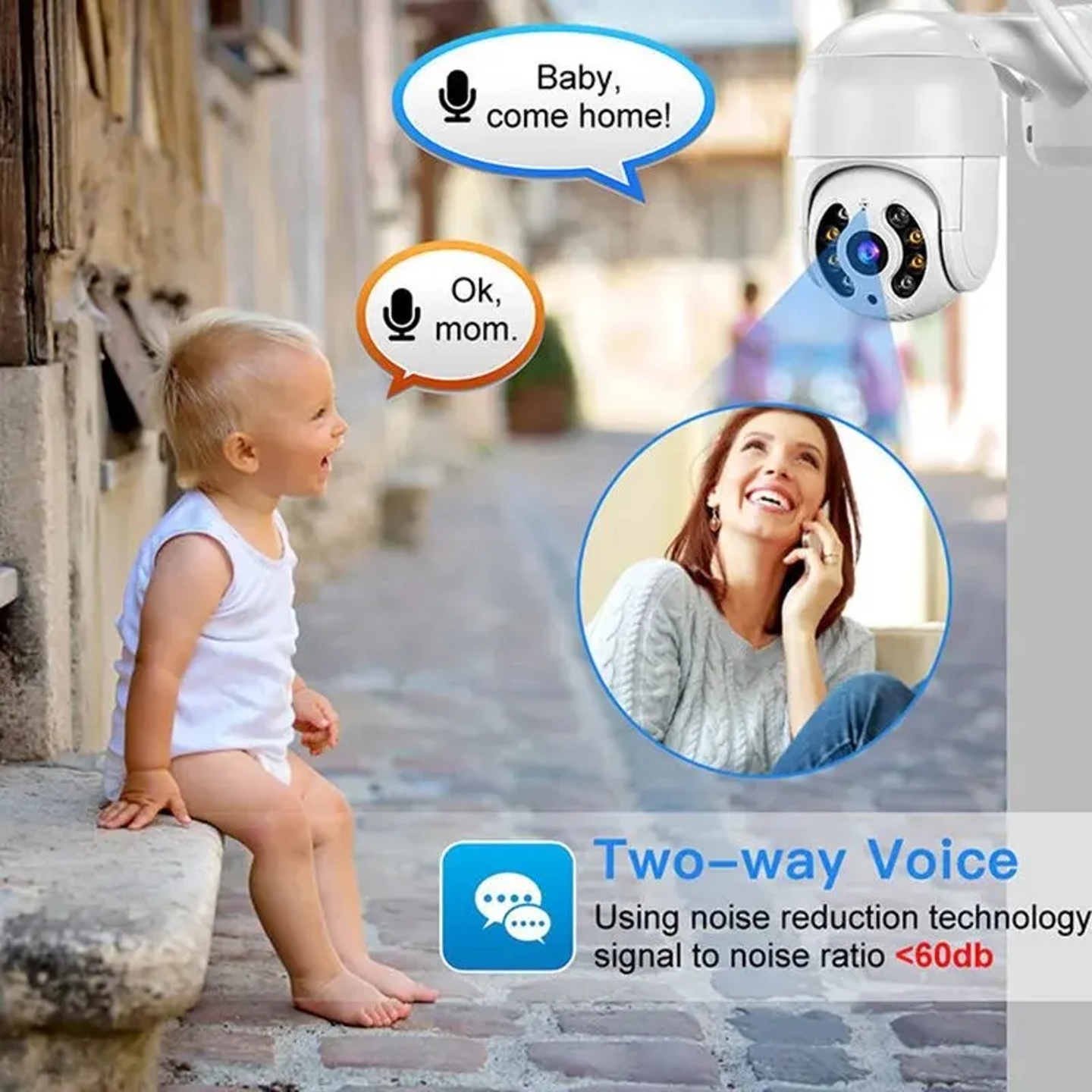 8MP 4K IP Camera 5MP Speed Dome Auto Tracking PTZ Camera Sm