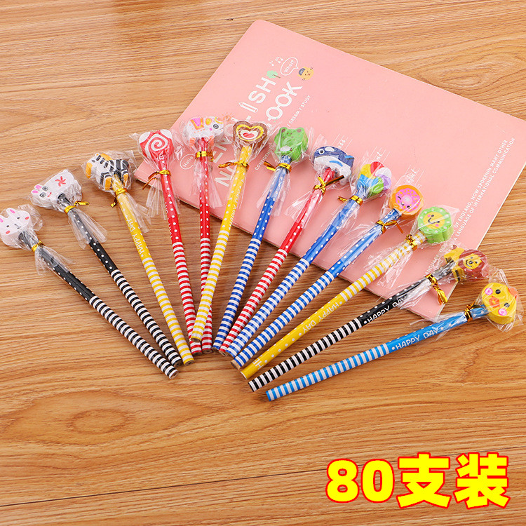 儿童卡通铅笔期末奖励小学生礼物
