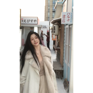 型女厚款 修身 暖绒柔影·长款 宽松派克服外套25DK8003 孙小桔