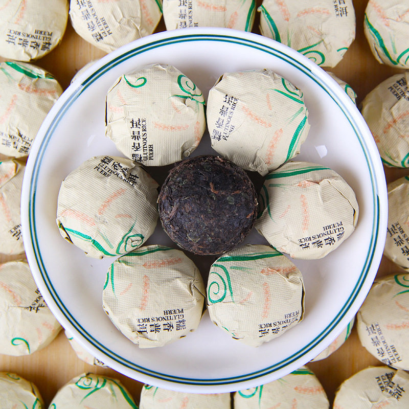 散装云南花茶小沱茶糯米香普洱熟茶组合花草茶茶糯香普洱茶叶500g