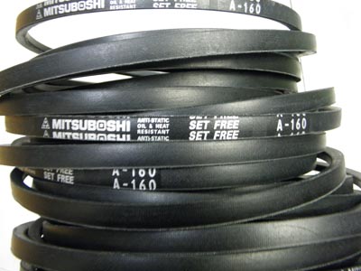MITSUBOSHI皮带传动带进口三角带A132 A133 A134 A135 A136 A137