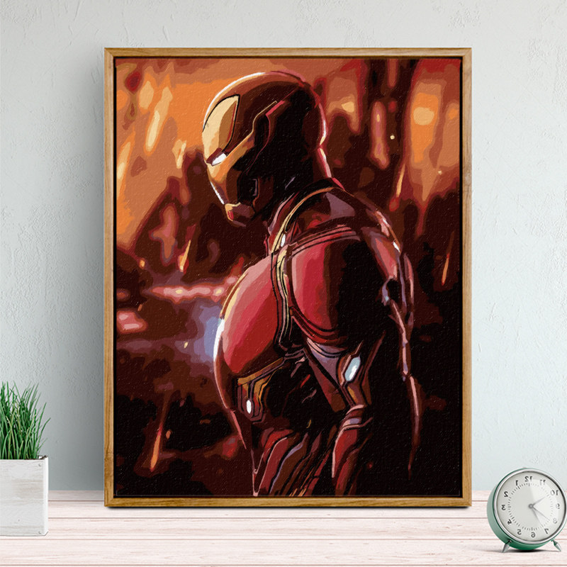 数字油画diy油彩画手绘漫威复仇者联盟人物钢铁侠手工填色装饰画|msdalam kategori Aksesori rumah, lukisan hiasan, DIY/Lukisan digital - dari Buy2taobao.com untuk memberikan perkhidmatan ejen Taobao profesional membeli