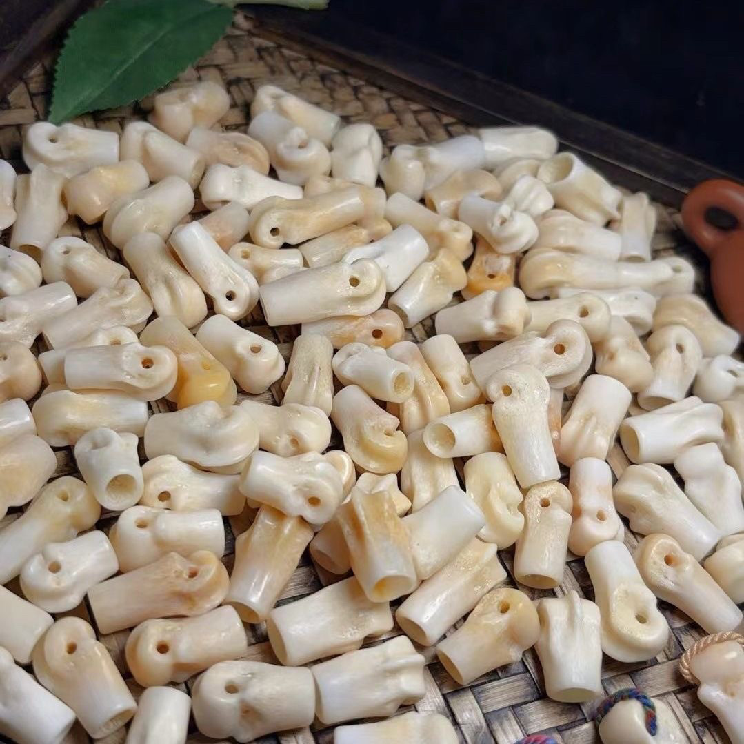 精品文玩狐狸骨三通可以配手串手串