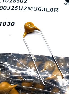 美国 vishay BC 10pf 10J 10P 6KV 6000V 铜脚 高频 银膜瓷片电容