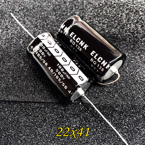 ELCNK BQ 100uf 500v 500v100uf 轴向 有极性 高压 胆机滤波电容