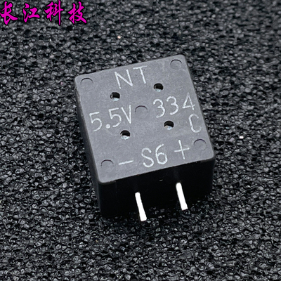 日本 NEC TOKIN NT 5.5v 0.33F FMOH334ZF 方形超级法拉电容 334
