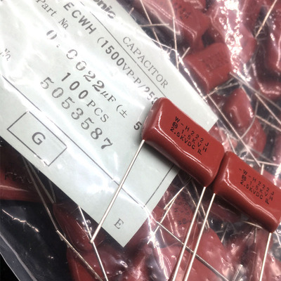 日本松下 薄膜电容ECWH 0.0022UF 222 2.2nf 2500v 2.5kv CBB军工