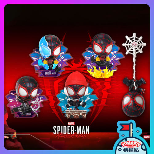 Hottoys HT cosbaby COSB852-856 蜘蛛侠 迈尔斯Spider-Man