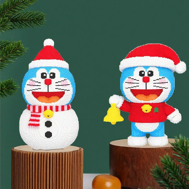 巨大型多啦a梦积木圣诞礼物