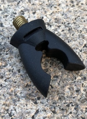 欧式海竿支架头配件欧派鲤湖库防拖竿防滑支架头海竿夹