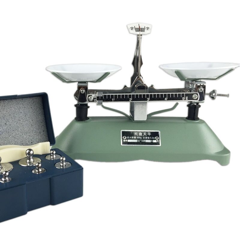 学生天平500g托盘天平天平秤g托盘教学仪器学生实验器材