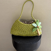 小众设计百搭编织包法式 夏季 新款 名媛淑女旅行度假风高级感单肩包