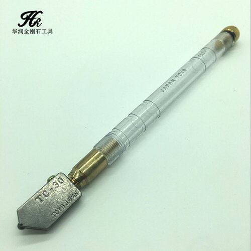 玻璃切割工具 家用塑料手柄滚轮滑坡玻璃瓷砖专用刀 多功能切划刀