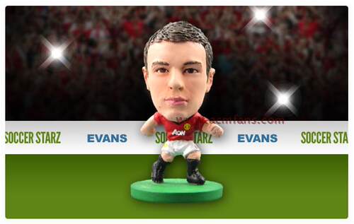 曼联球星公仔 埃文斯 SoccerStarz 足球人偶模型