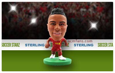 利物浦球星公仔 斯特林 足球人偶模型 SoccerStarz
