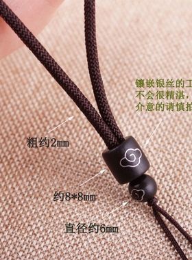 手工编织高档项链挂绳玉
