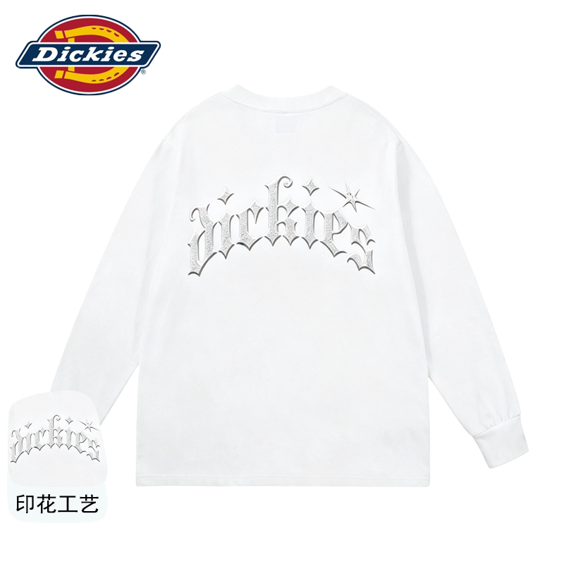 Dickies官方上新春秋纯棉长袖T恤