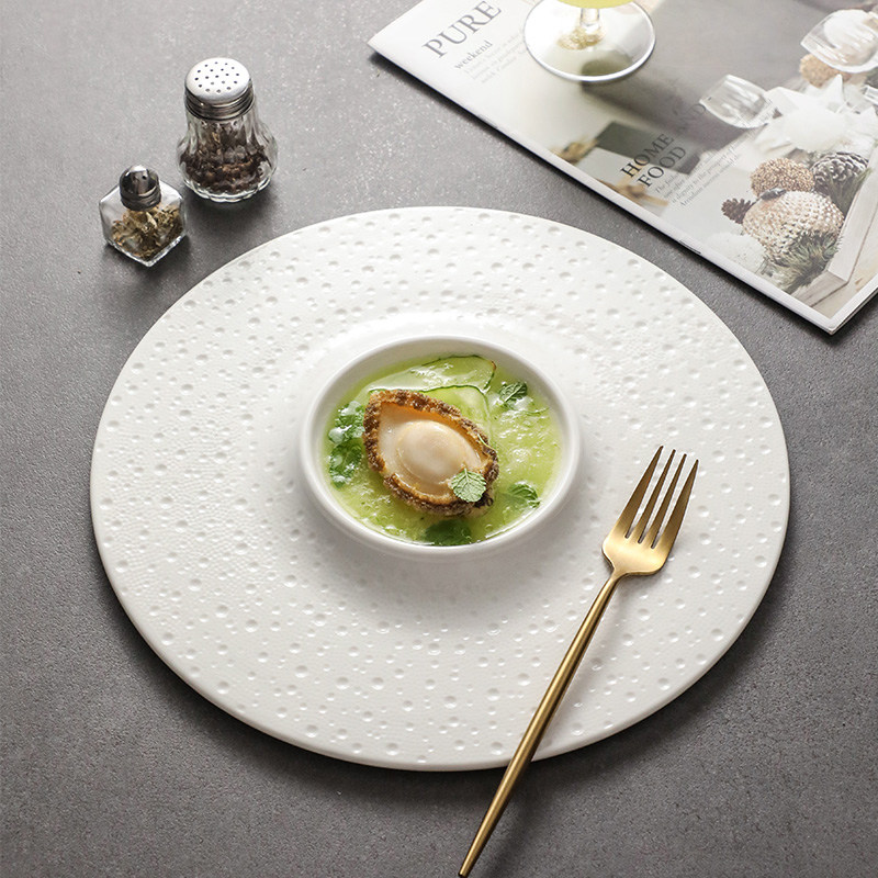 白色西餐餐盘法餐意境菜餐具甜品意面盘酒店创意个性餐厅陶瓷盘子,餐饮具,盘,淘宝优惠券,粉丝福利购,淘宝优惠卷