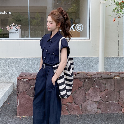 现货！2025年新款工装连体裤女阔腿裤连衣裤2C325-A8803P145K208