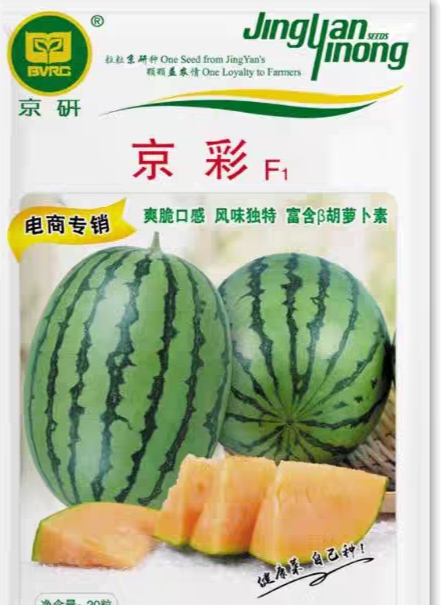 F1农科院京彩小西瓜种子20粒26元原包橙瓤皮薄少籽富含胡萝卜素,农用物资,蔬菜种子/种苗,淘宝优惠券,粉丝福利购,淘宝优惠卷