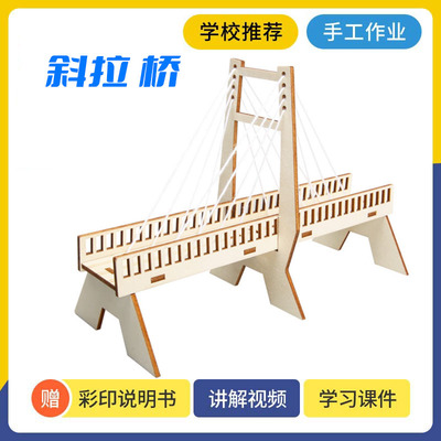 小学生科技小制作斜拉桥小发明