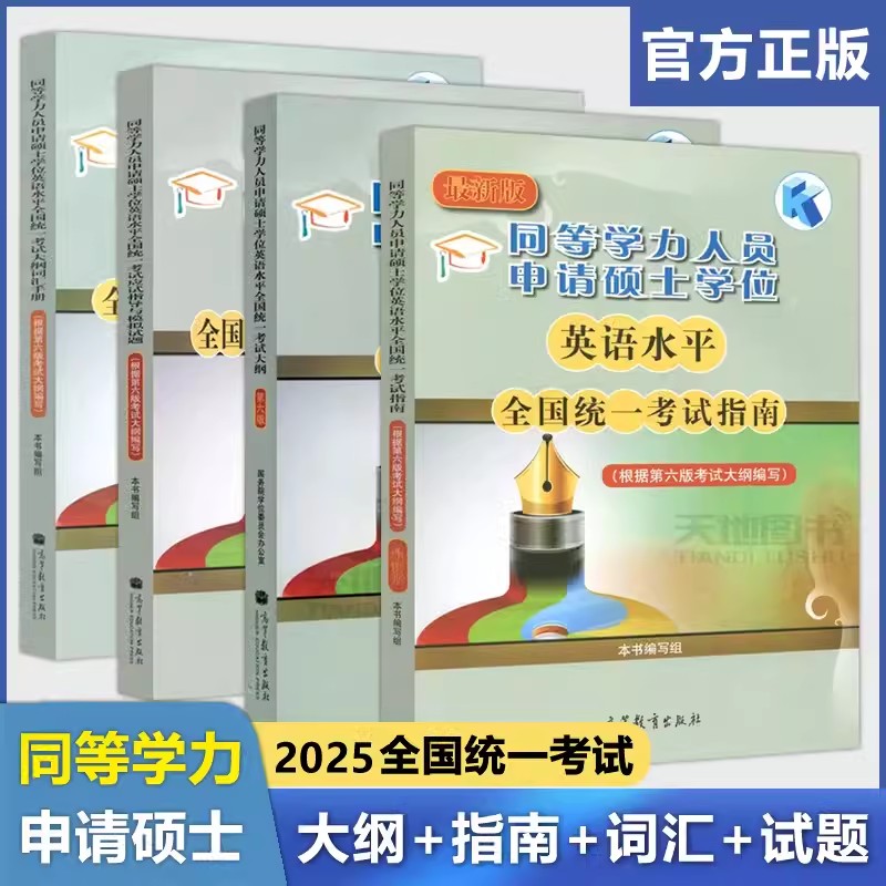 2025年同等学力人员申请硕士学位