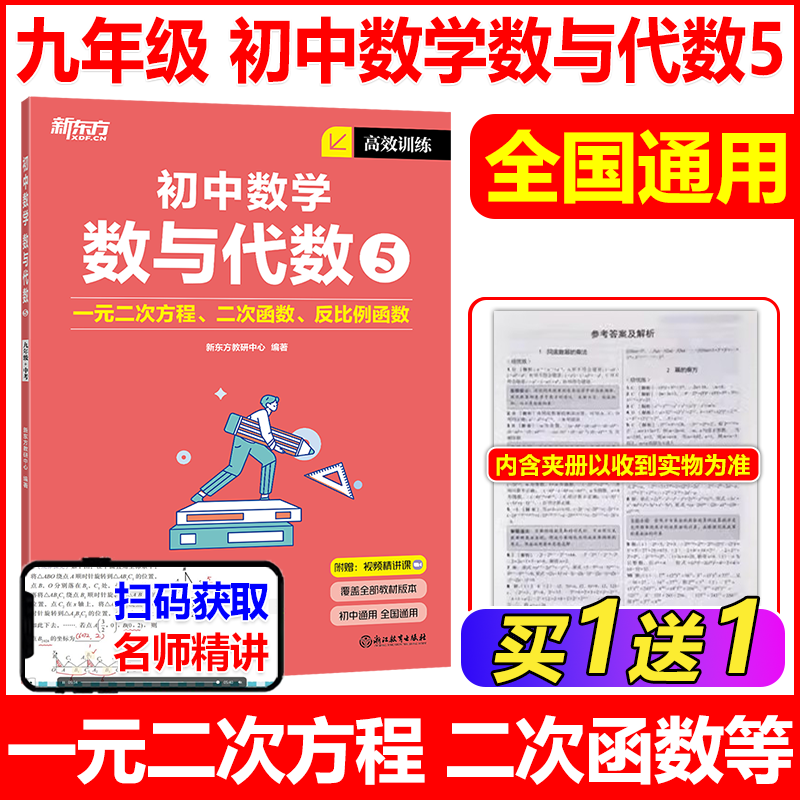 初中数学数与代数5九年级+中考