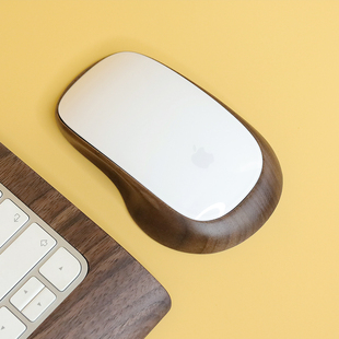 妙控板键盘托 新款 胡桃木妙控鼠标优化底座Magic Mouse增高脚垫子