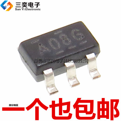 原装正品 SN74AHC1G08DBVR 丝印A08G 贴片SOT23-5 单路逻辑门芯片