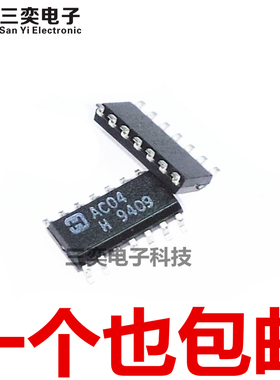 SN74AC04DR CD74AC04M 丝印AC04 M74AC04MTR MC74AC04DR2G SOP-14