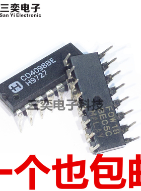 CD4098BE HCF4098BE DIP-16直插 多频振荡器IC 原装正品 三奕电子
