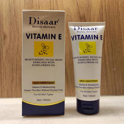 维E补水洁面乳维E深层洁净修复洗面奶disaar
