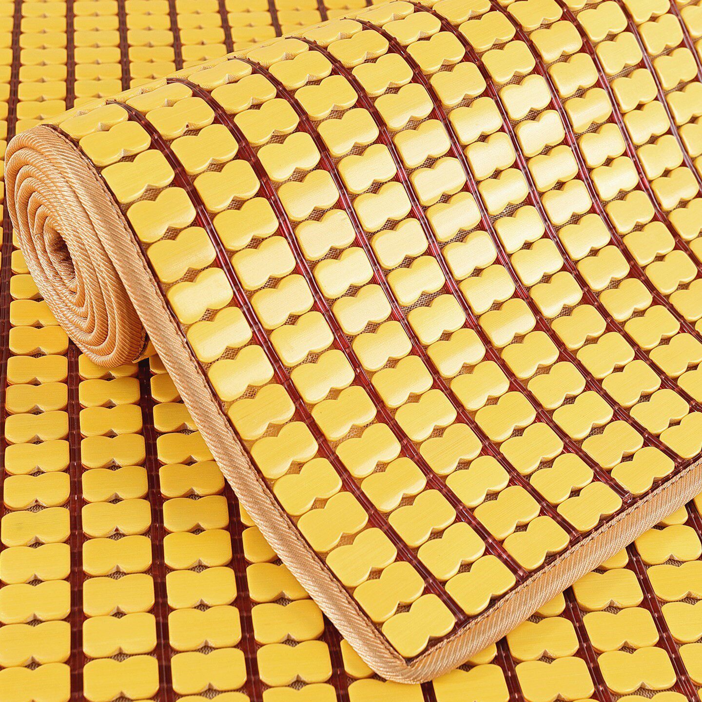 50x130/90x160cm夏日坐垫麻将凉席红木沙发垫竹席凉垫冰丝竹垫