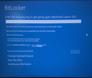 Bitlocker恢复密钥蓝屏版本不兼容加密中断解密硬盘密码数据恢复
