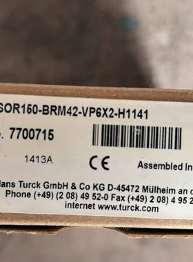 BSOR150-BRM42-VP6X2-H1141漫反射式光