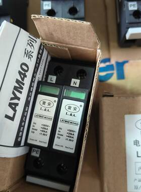 全新雷安LAYM40电源电涌保护模块，型号220M2