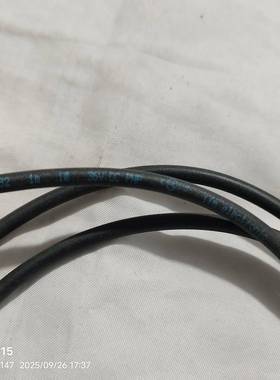 全新易福门IFM连接线，型号EVC282黑色线缆配橙