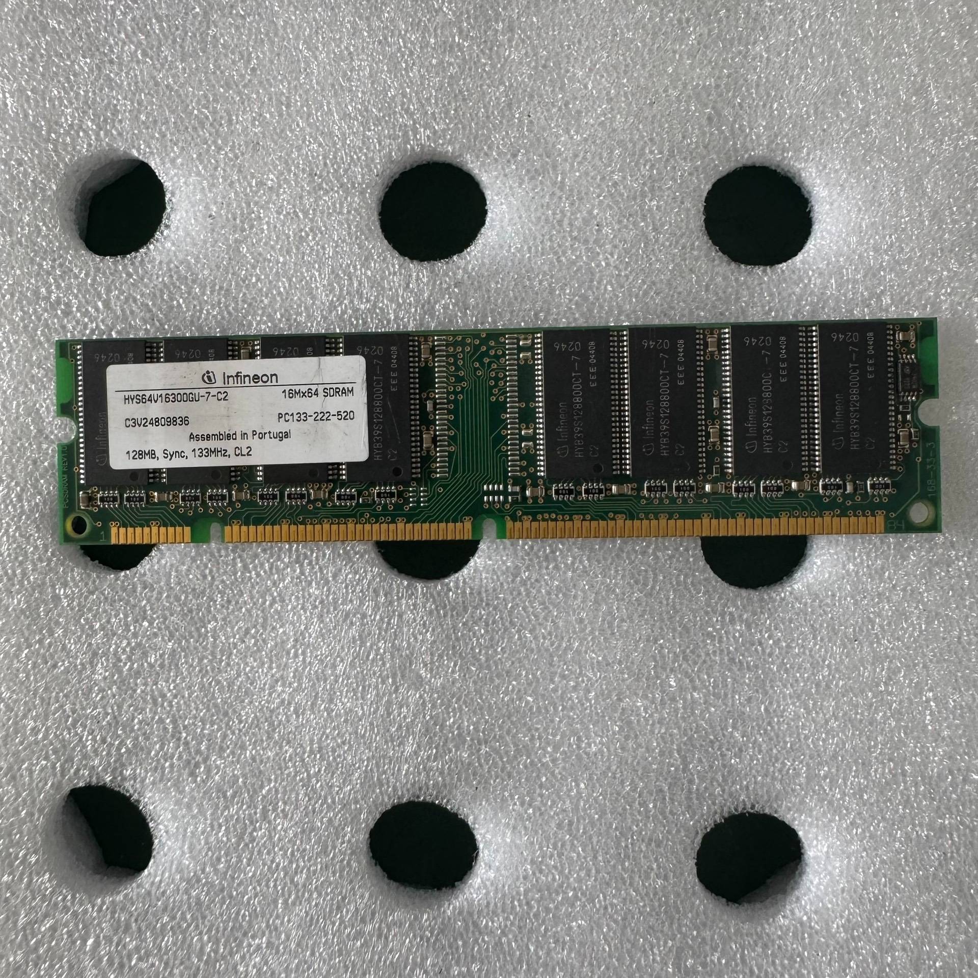 [议价]英飞凌128MB内存条，133M PC133