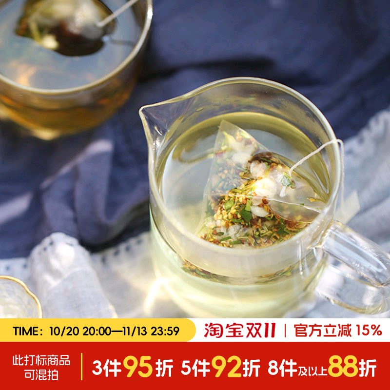 于洛先生的胖大海桂花雪梨茶护嗓润喉菊花茉莉花茶组合养生凉茶