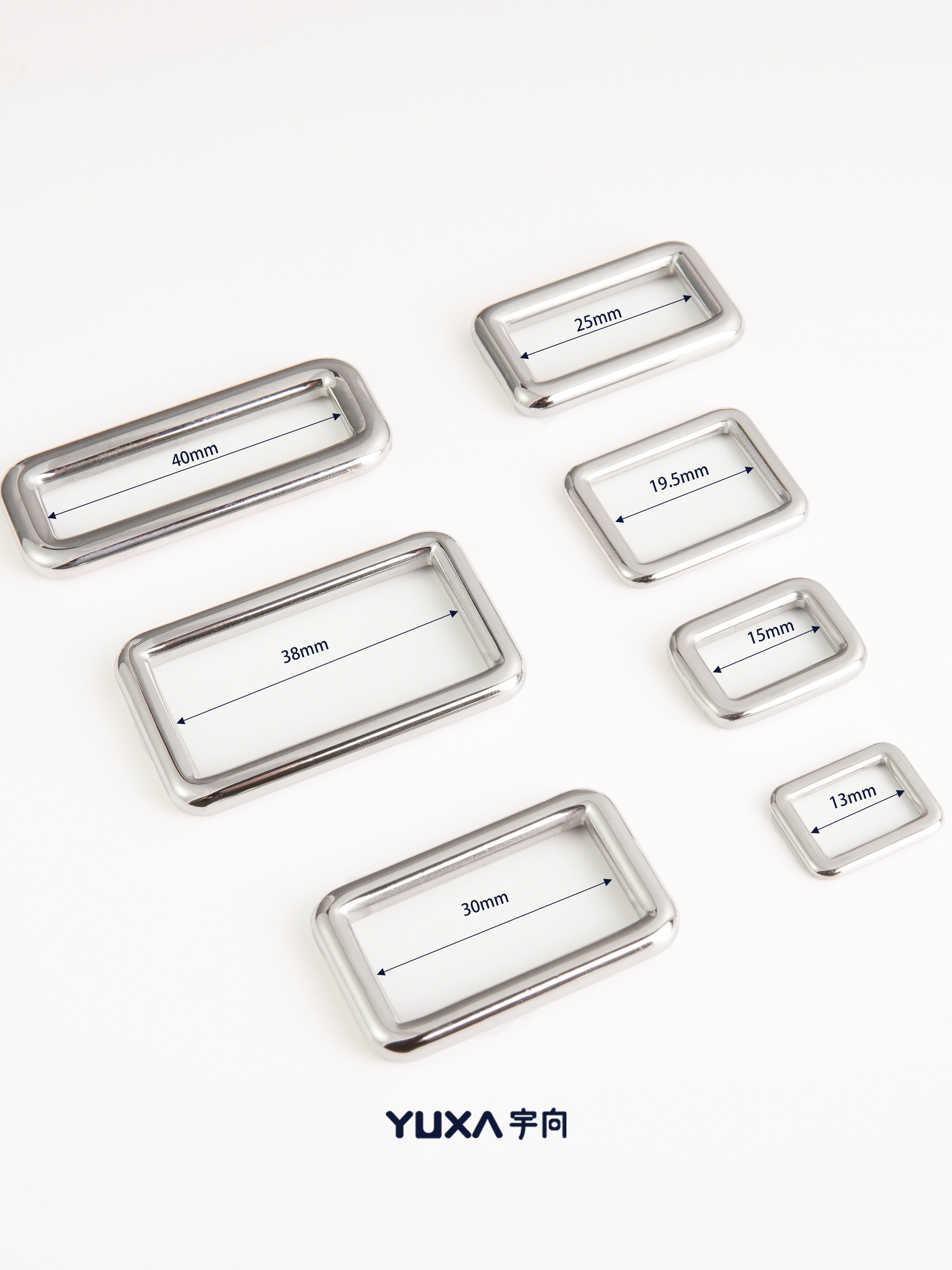 스테인레스 스틸 라운드 와이어 스퀘어 버클 어깨 끈 버클 핸들 버클 남자 가방 서류 가방 수제 가죽 제품 수하물 하드웨어 액세서리